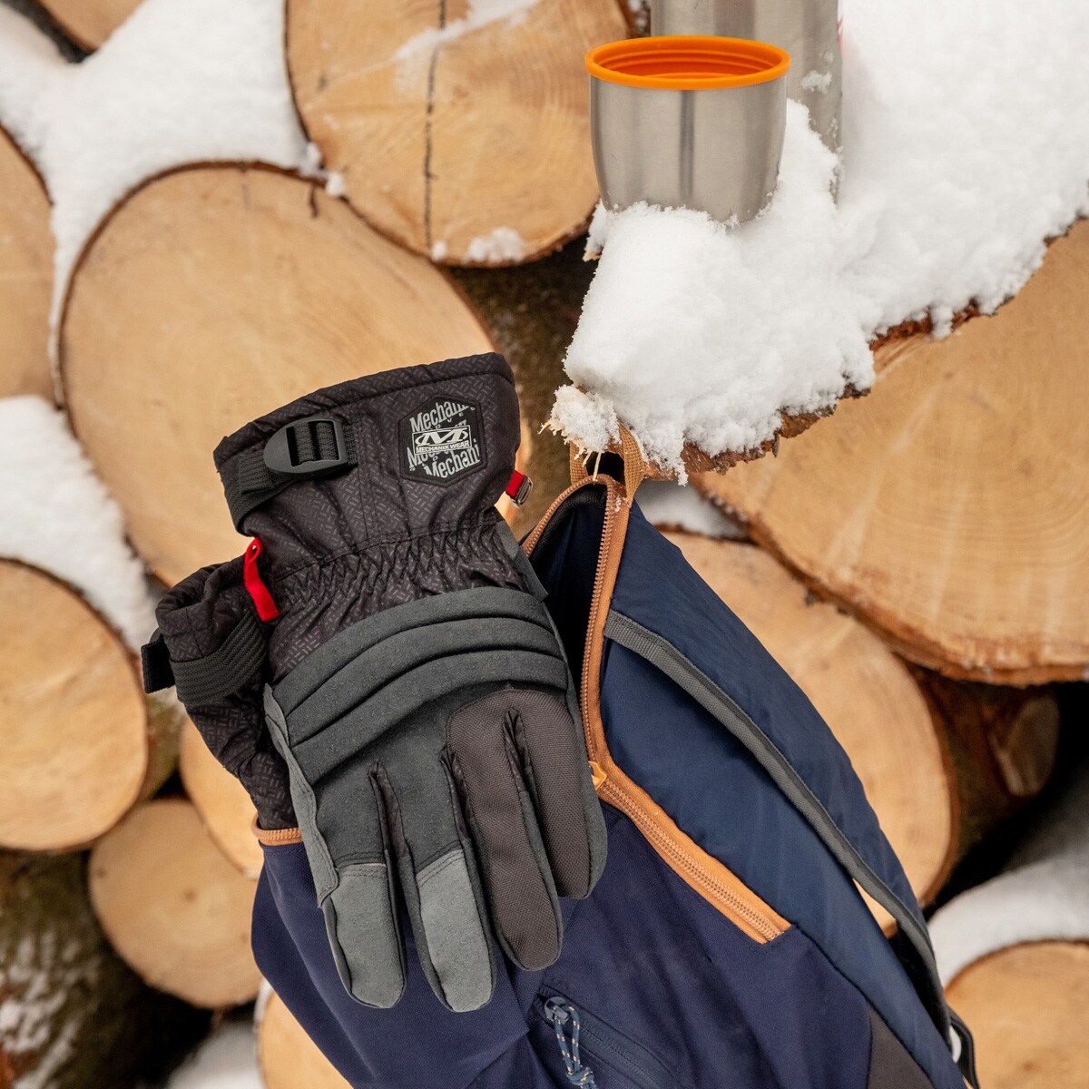 Guanti tattici Mechanix Wear ColdWork Peak - Black/Grey