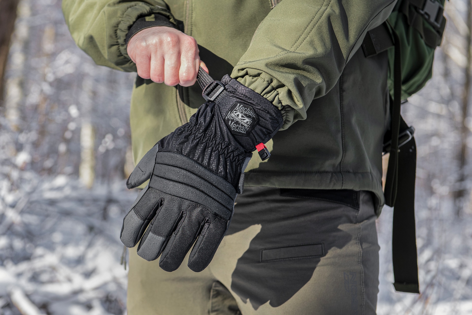 Guanti tattici Mechanix Wear ColdWork Peak - Black/Grey