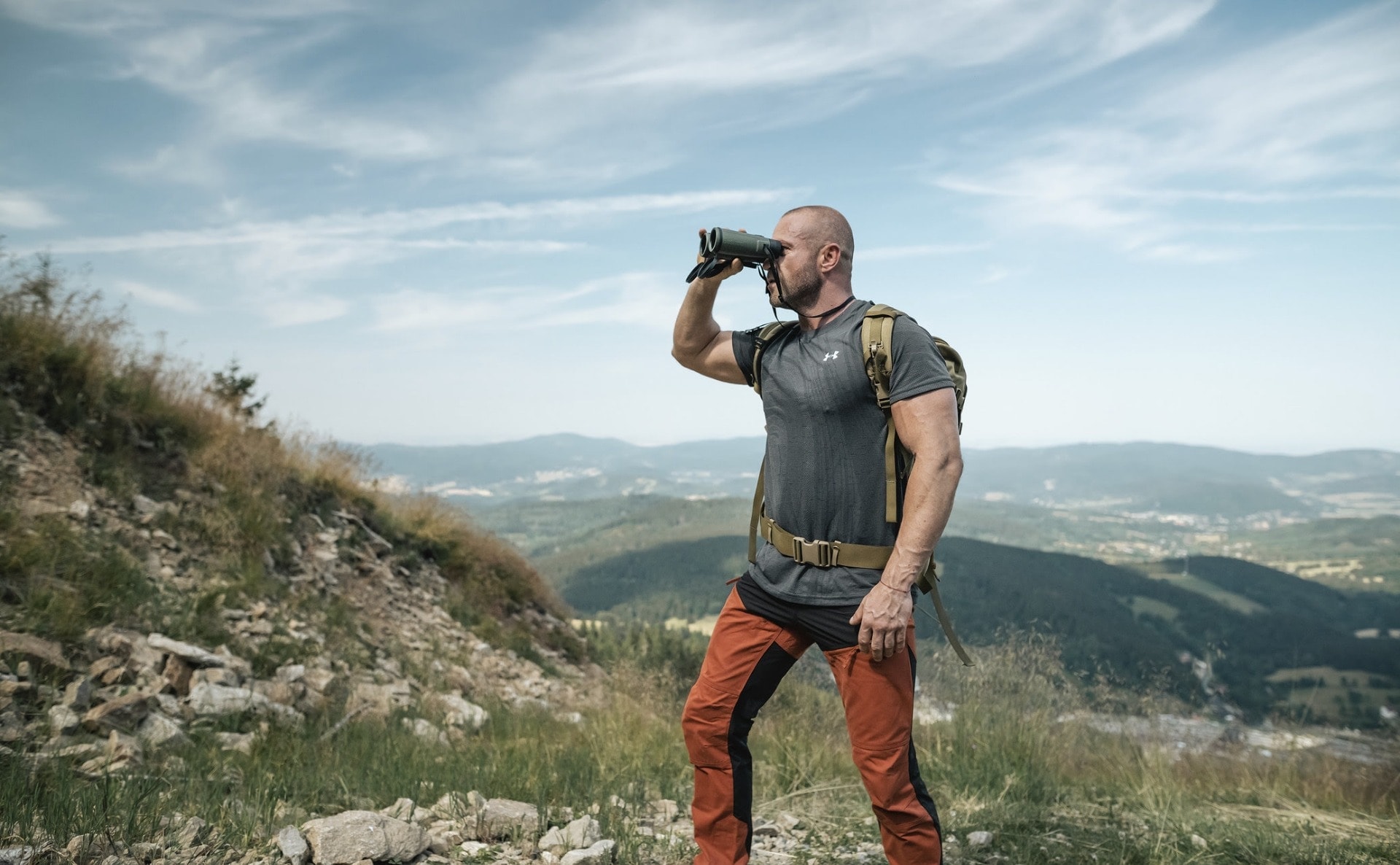 Resistenti pantaloni tattici da montagna
