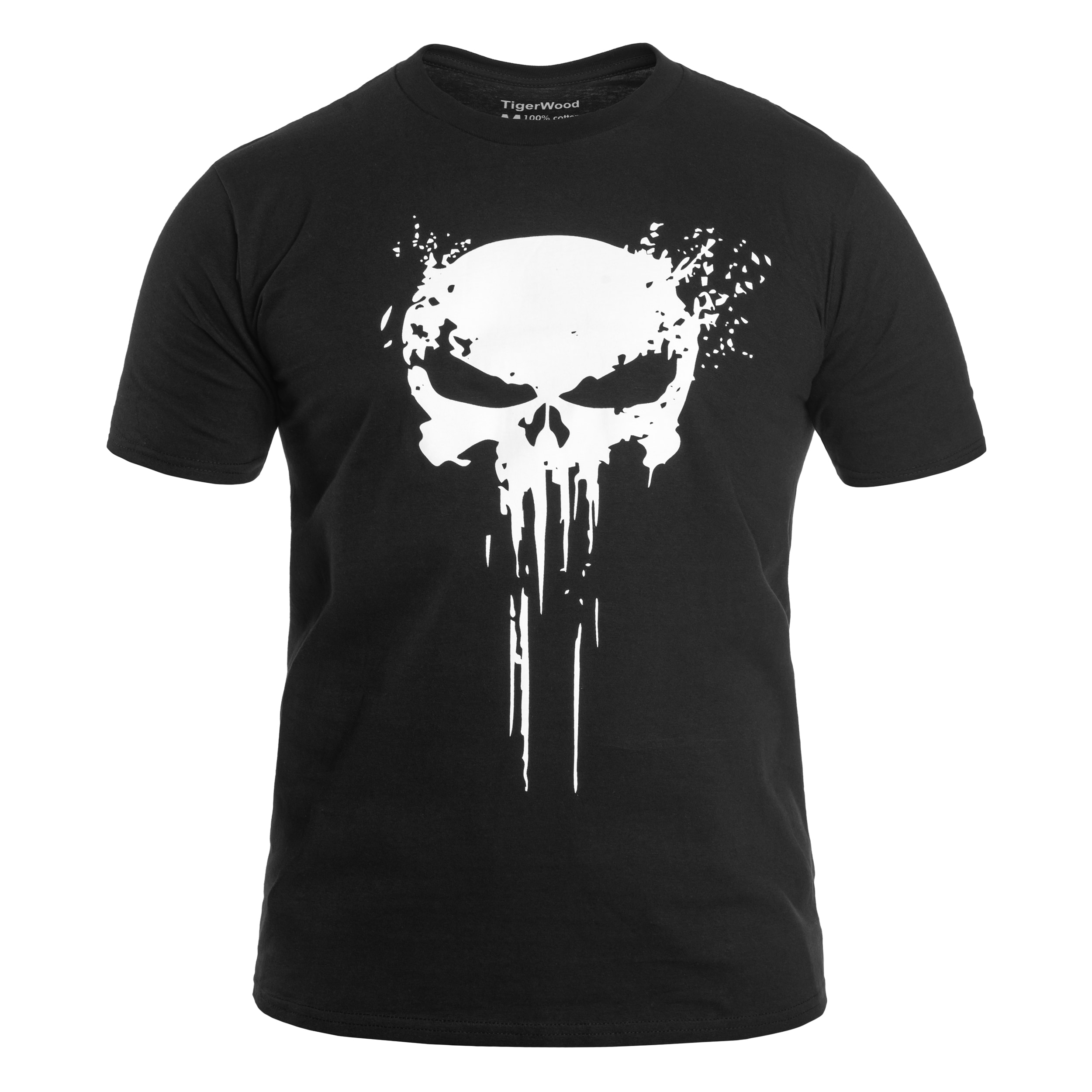 Tricou TigerWood Punisher - Negru