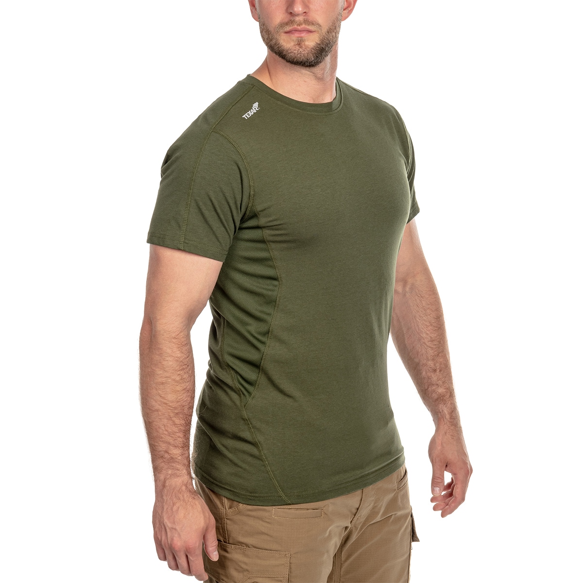 Tricou termoactiv Texar Base Layer Short Sleeve - Olive