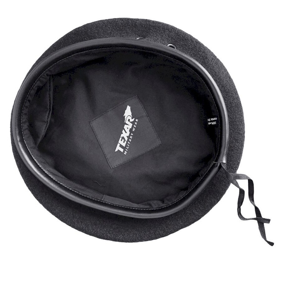 Beretă Texar pentru clasele în uniformă - Neagră