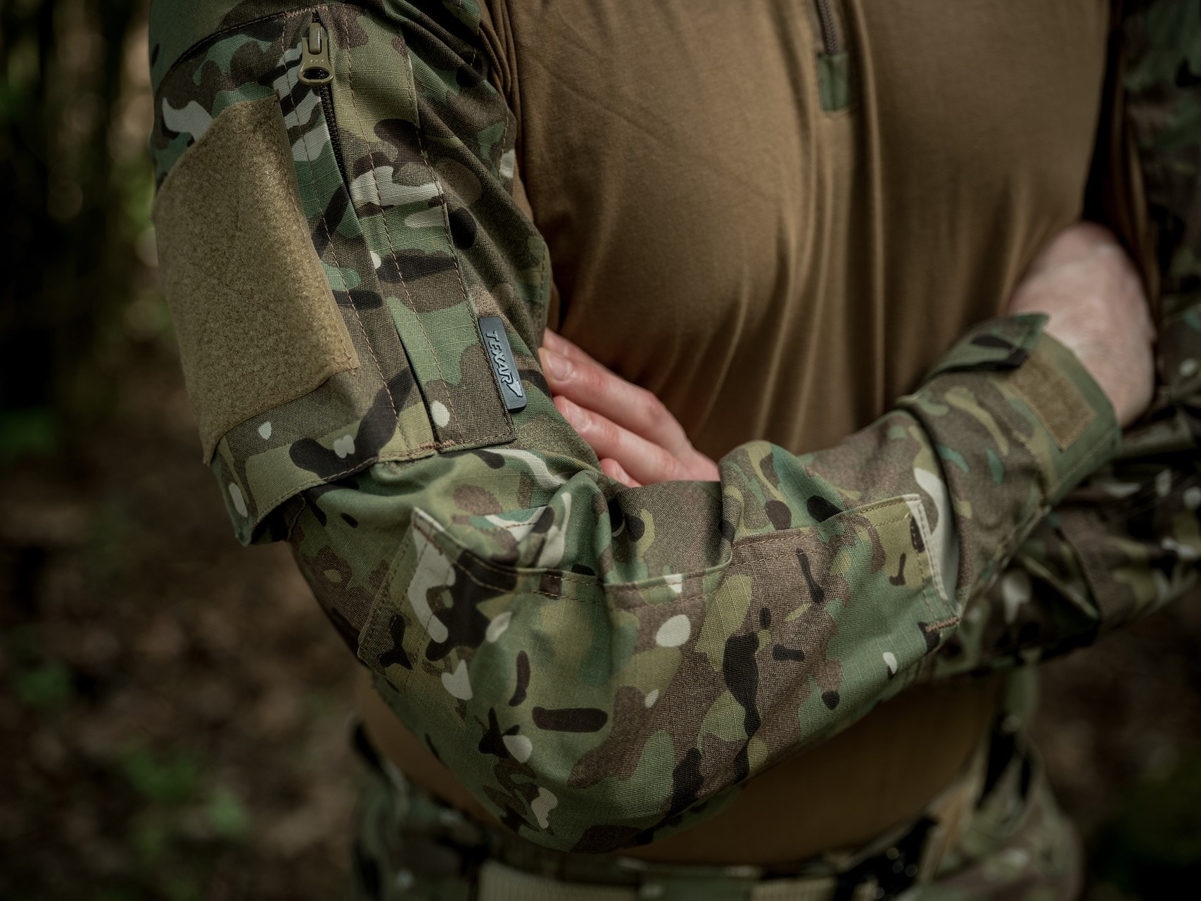 Bluză Texar Combat Shirt - Arid MC Camo