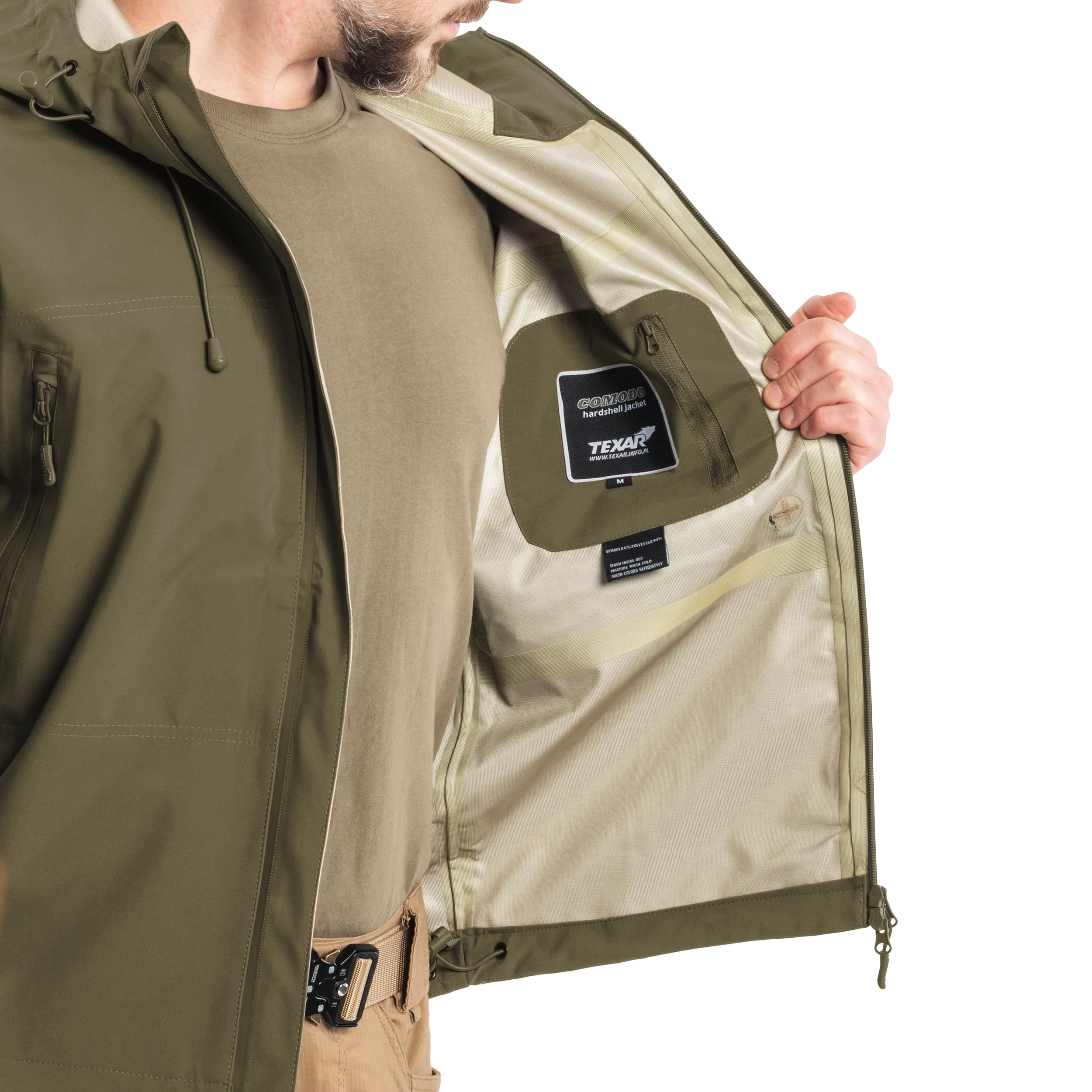 Geacă Texar ECWCS Hardshell Comodo - Olive