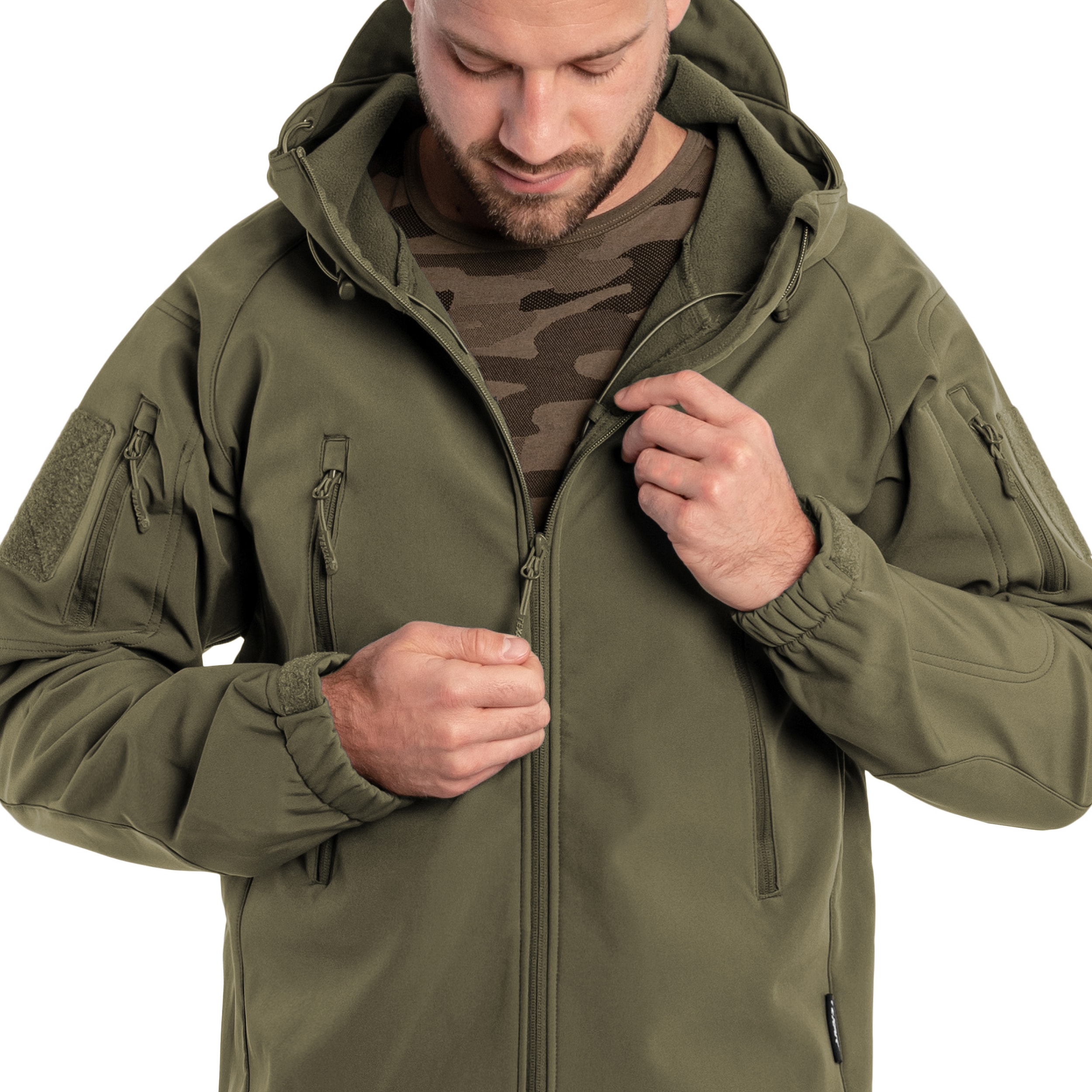 Geacă Texar Softshell Falcon - Olive