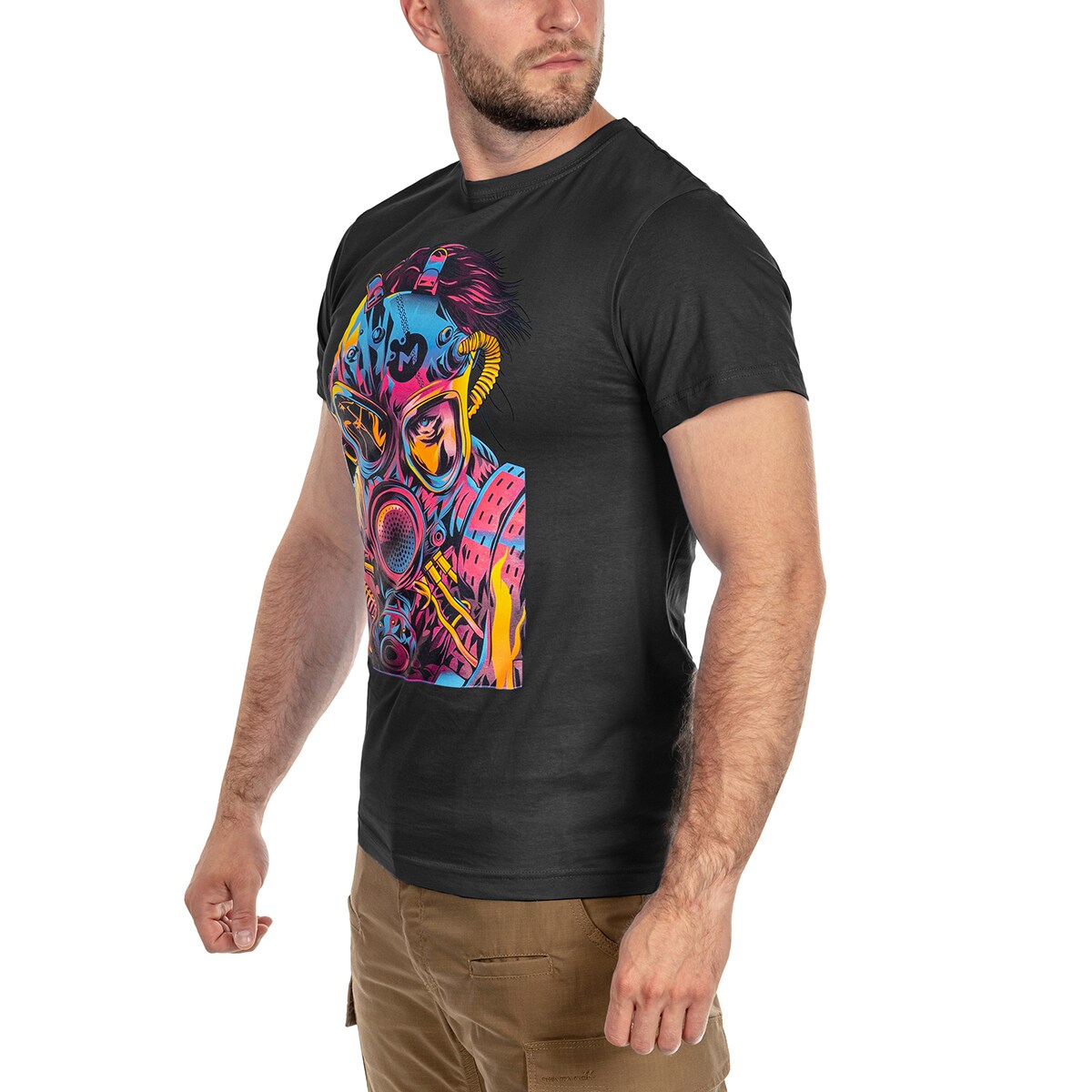 Tricou Voyovnik Cyberpunk - Negru