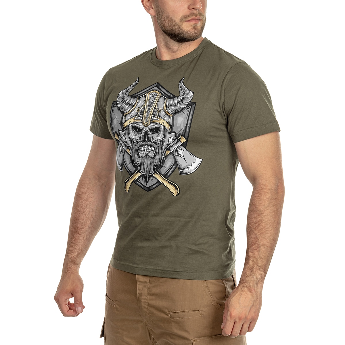 Tricou Voyovnik Viking - Kaki