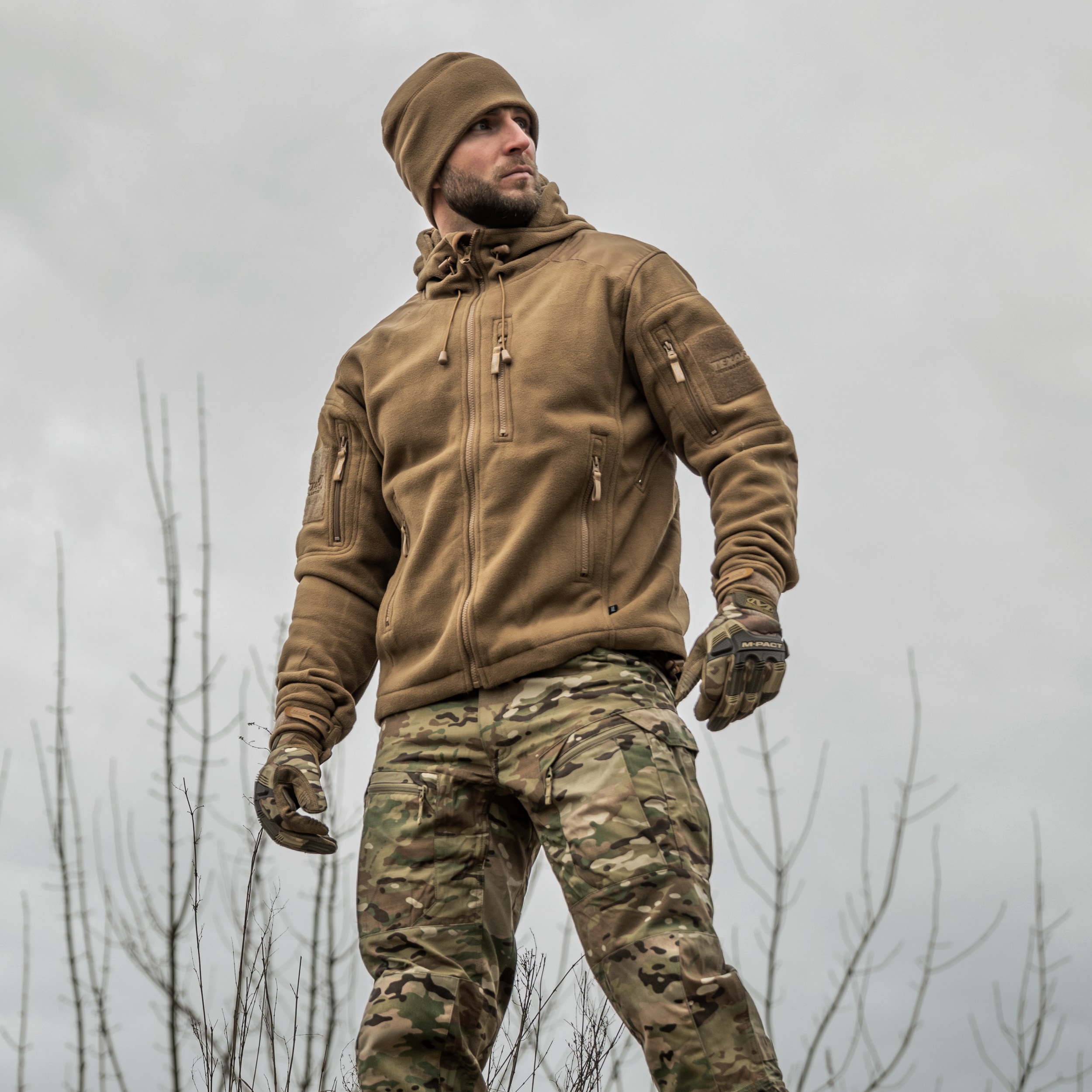 Jachetă polar Texar Husky - Coyote