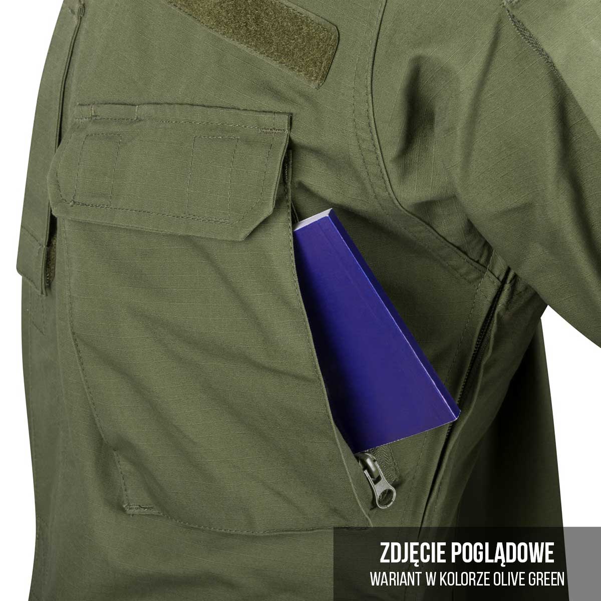 Bluză militară Helikon-Tex CPU PolyCotton Rip-Stop - wz.93 Pantera PL Woodland