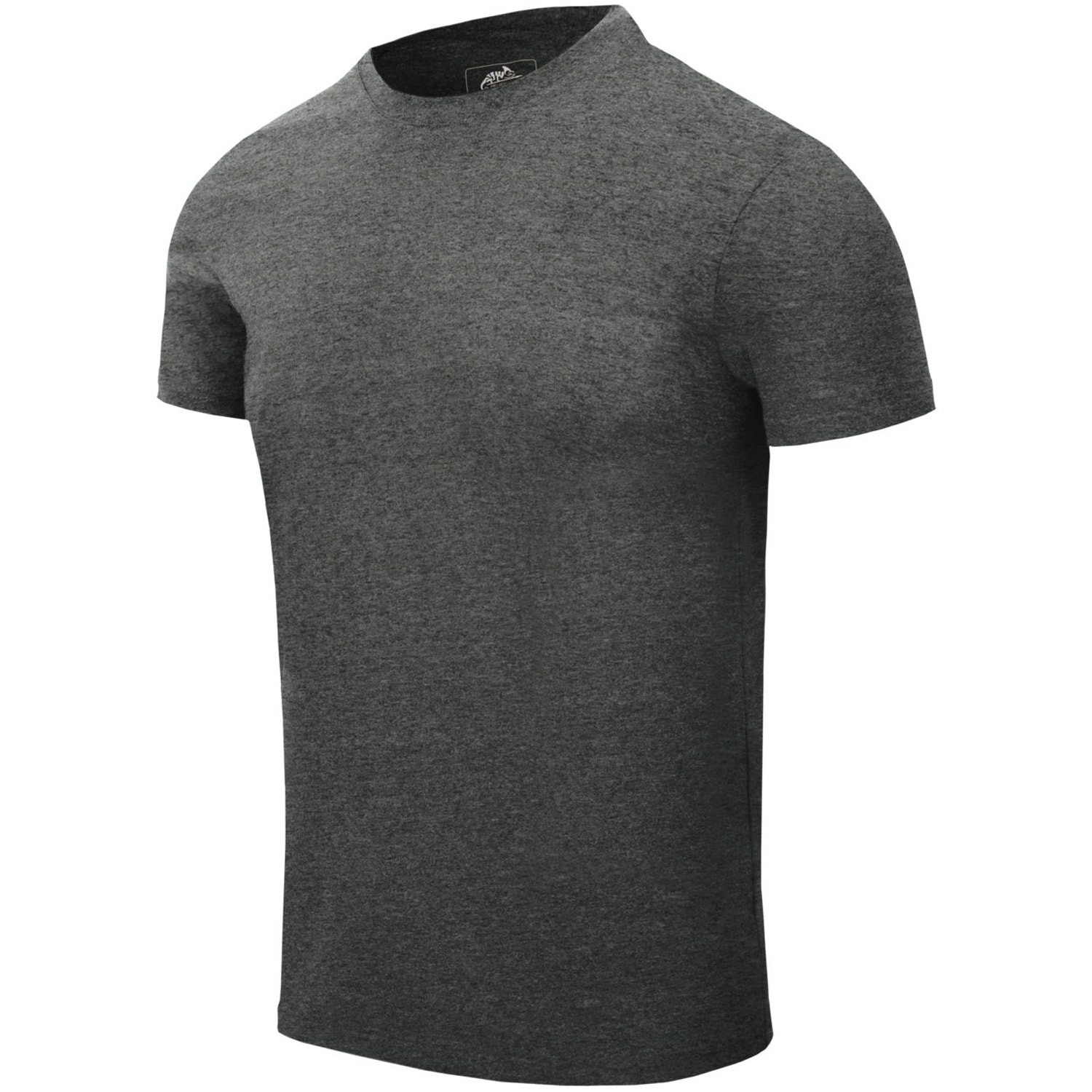 Tricou Helikon Slim - Black/Grey Melange