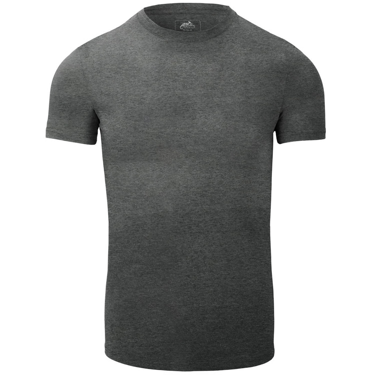 Tricou Helikon Slim - Black/Grey Melange