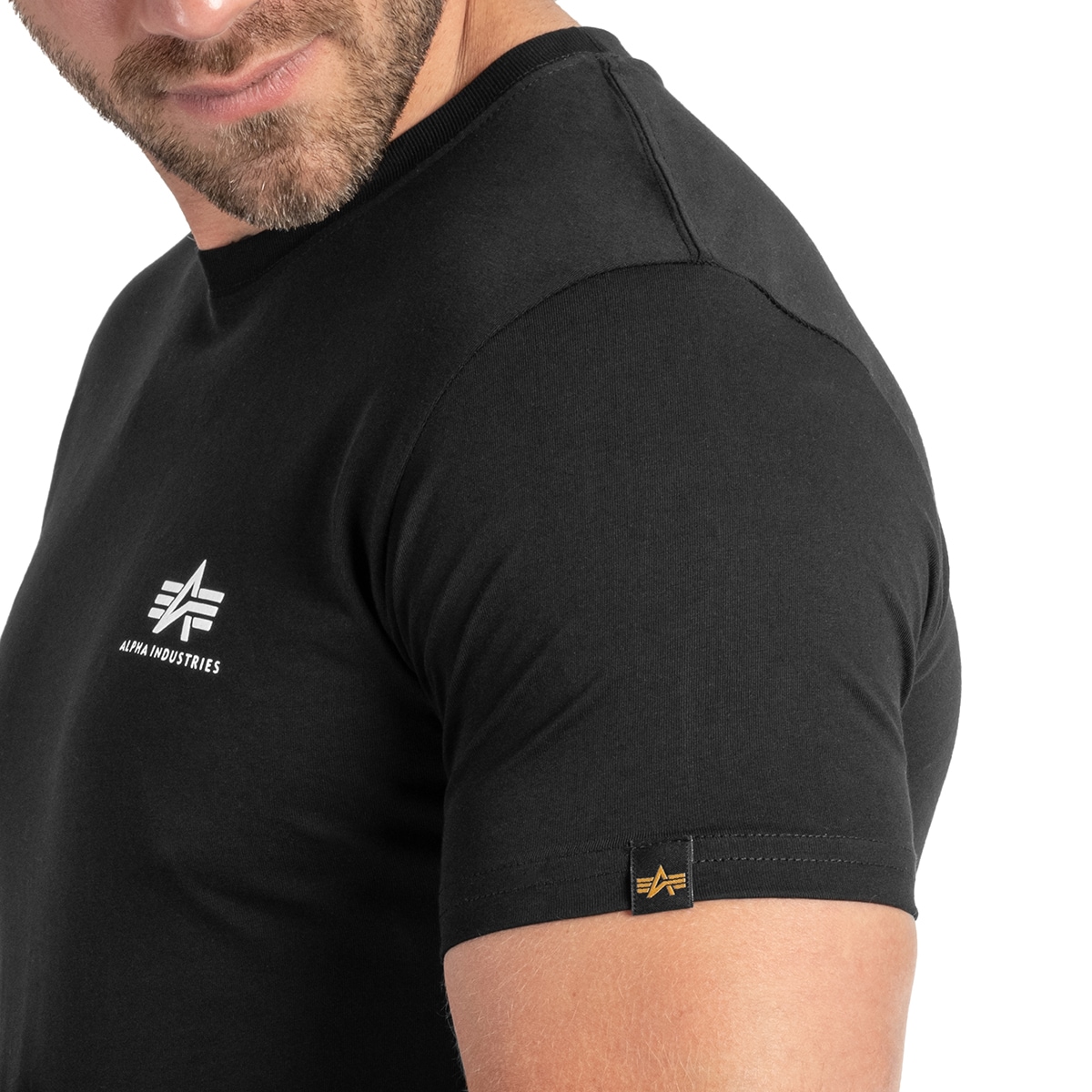 Tricou Alpha Industries Basic Small Logo - Black