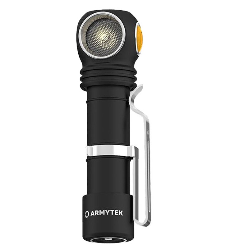 Lanternă frontală și unghiulară Armytek Wizard C2 WR Magnet USB Warm - 1020 lumeni