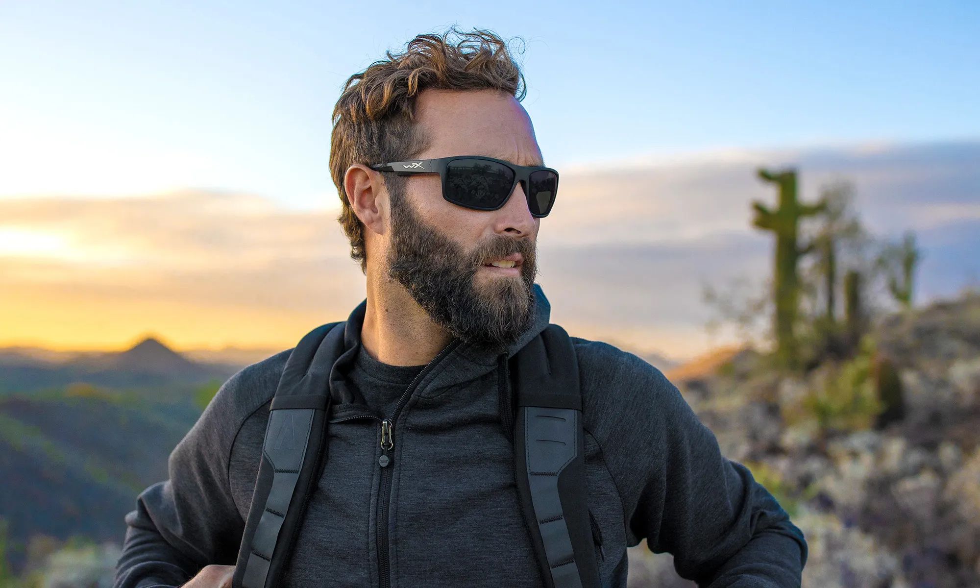 Ochelari Wiley X Peak - Silver Flash/Matte Black