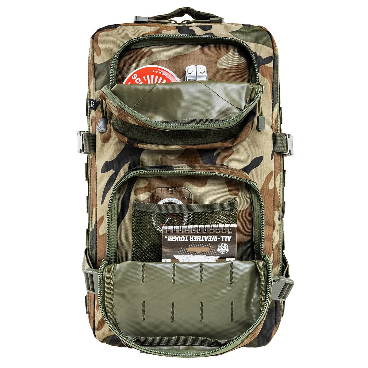 Rucsac Brandit US Cooper Patch Large 40 l - Woodland