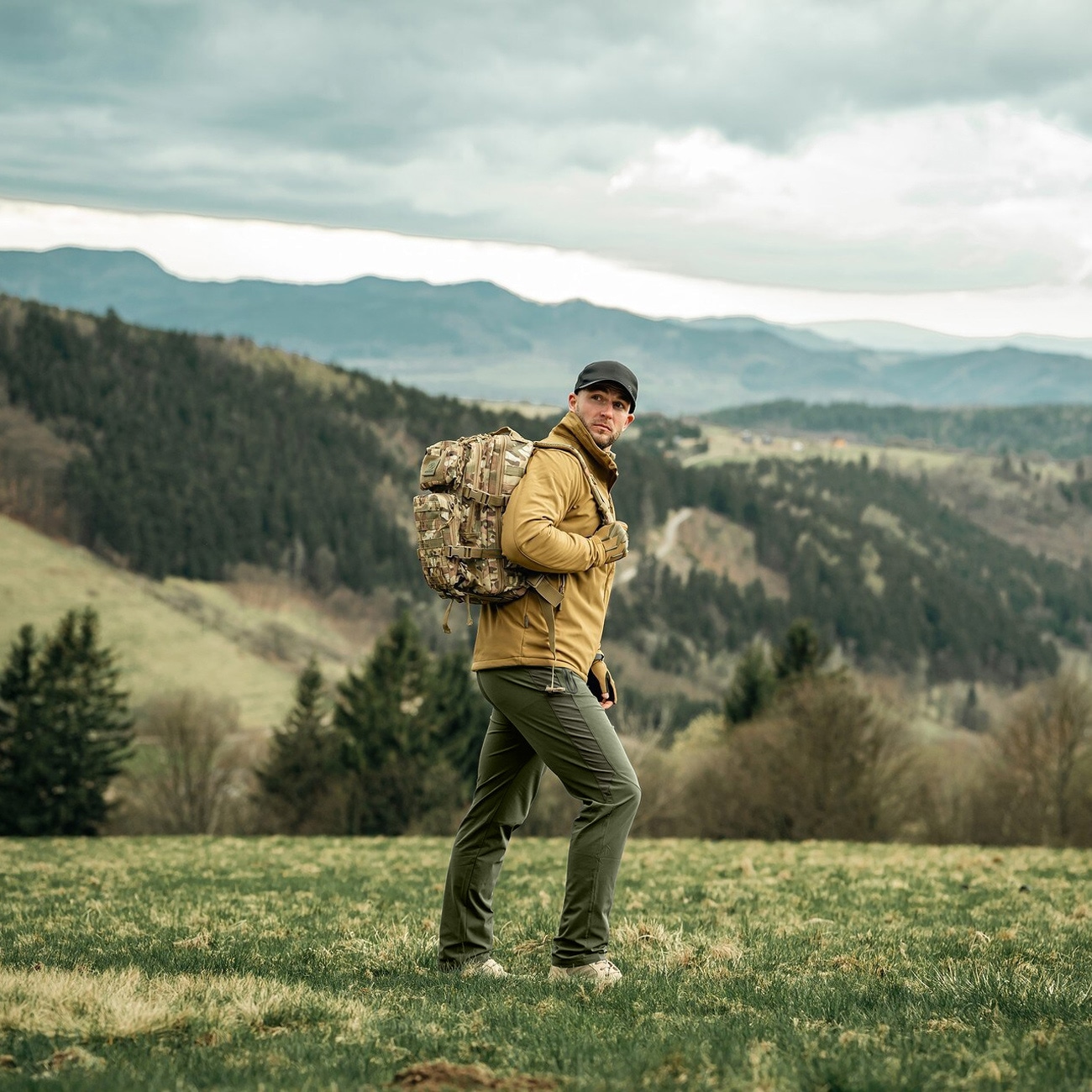 Pantaloni Highlander Outdoor Munro Walking Trousers - Forest Green