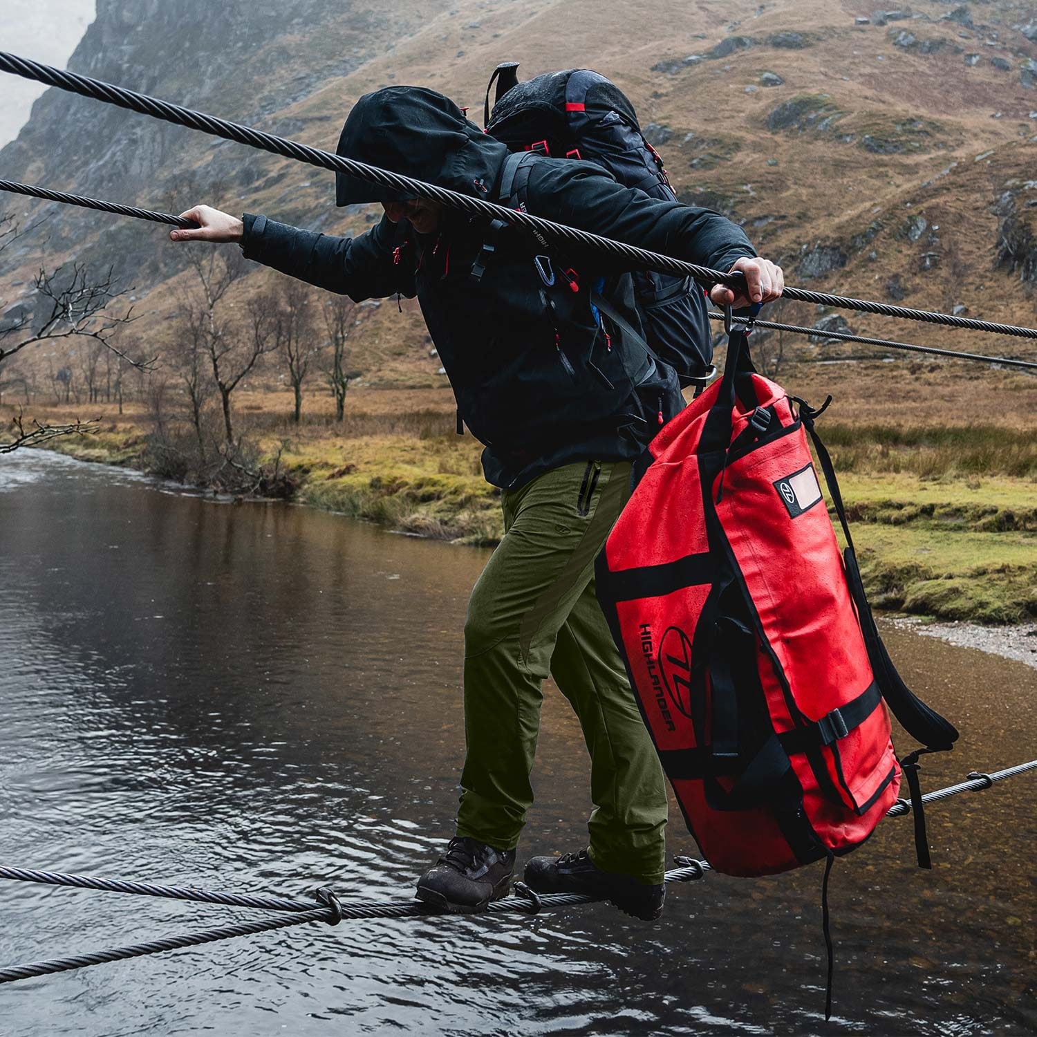 Pantaloni Highlander Outdoor Munro Walking Trousers - Forest Green