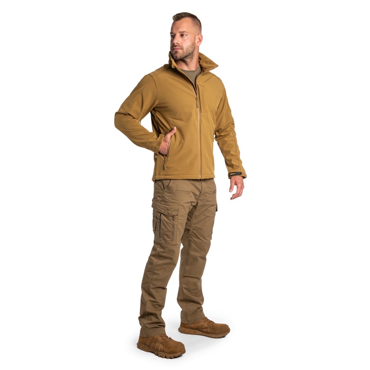 Geacă Highlander Outdoor Odin Softshell - Tan