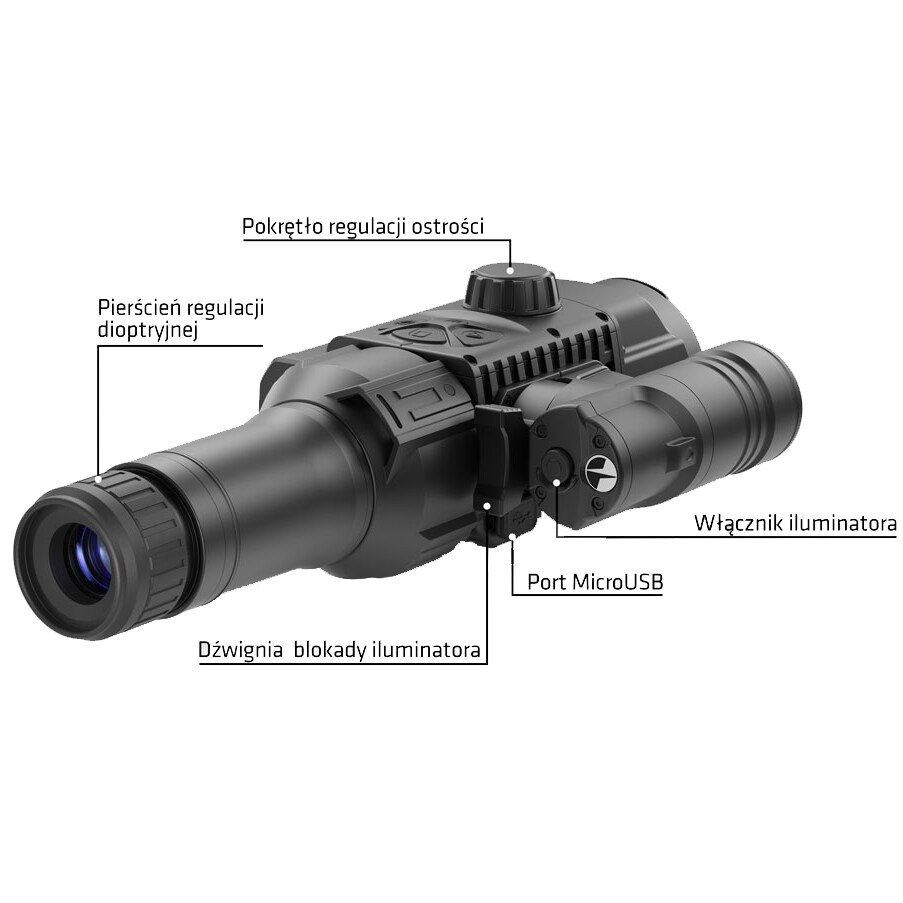 Dispozitiv pentru vedere noctură și monocular Pulsar Forward FN455S
