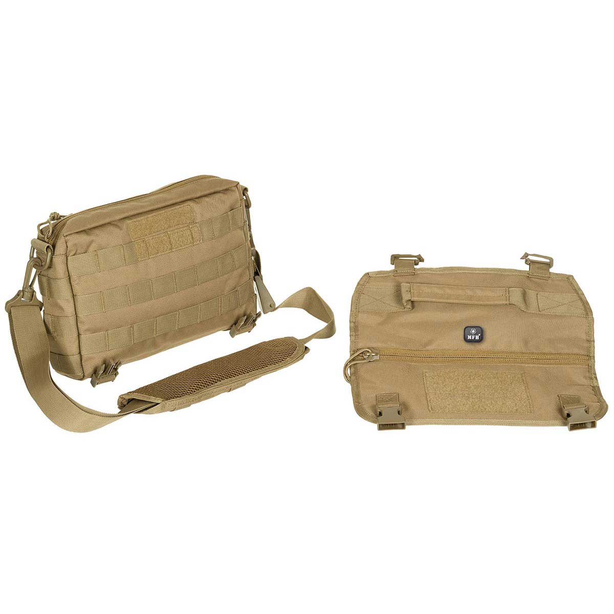 Geantă de umăr MFH Shoulder Bag Molle 4 l - Coyote