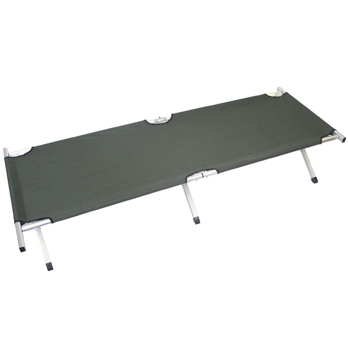 Pat de campanie pliabil MFH US Extra Long Olive - 200 x 66 cm