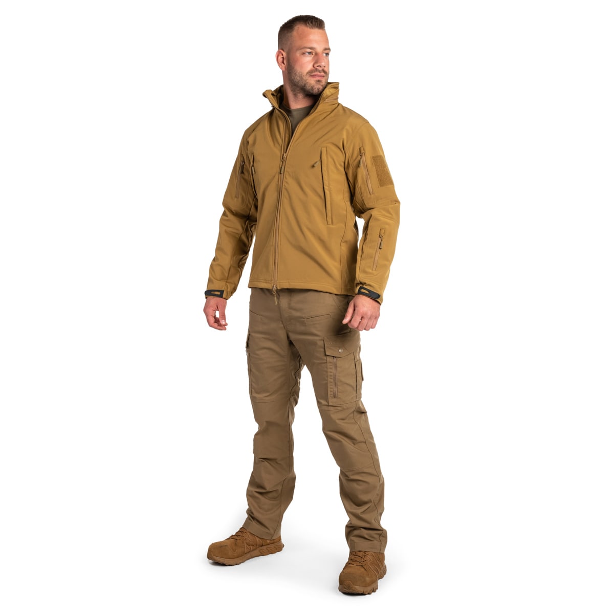 Geacă Highlander Forces Tactical Softshell - Tan