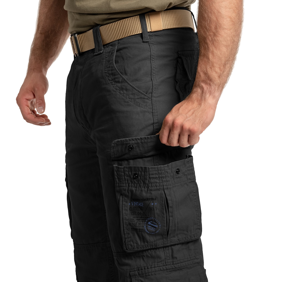 Pantaloni Brandit Pure Slim Fit - Black