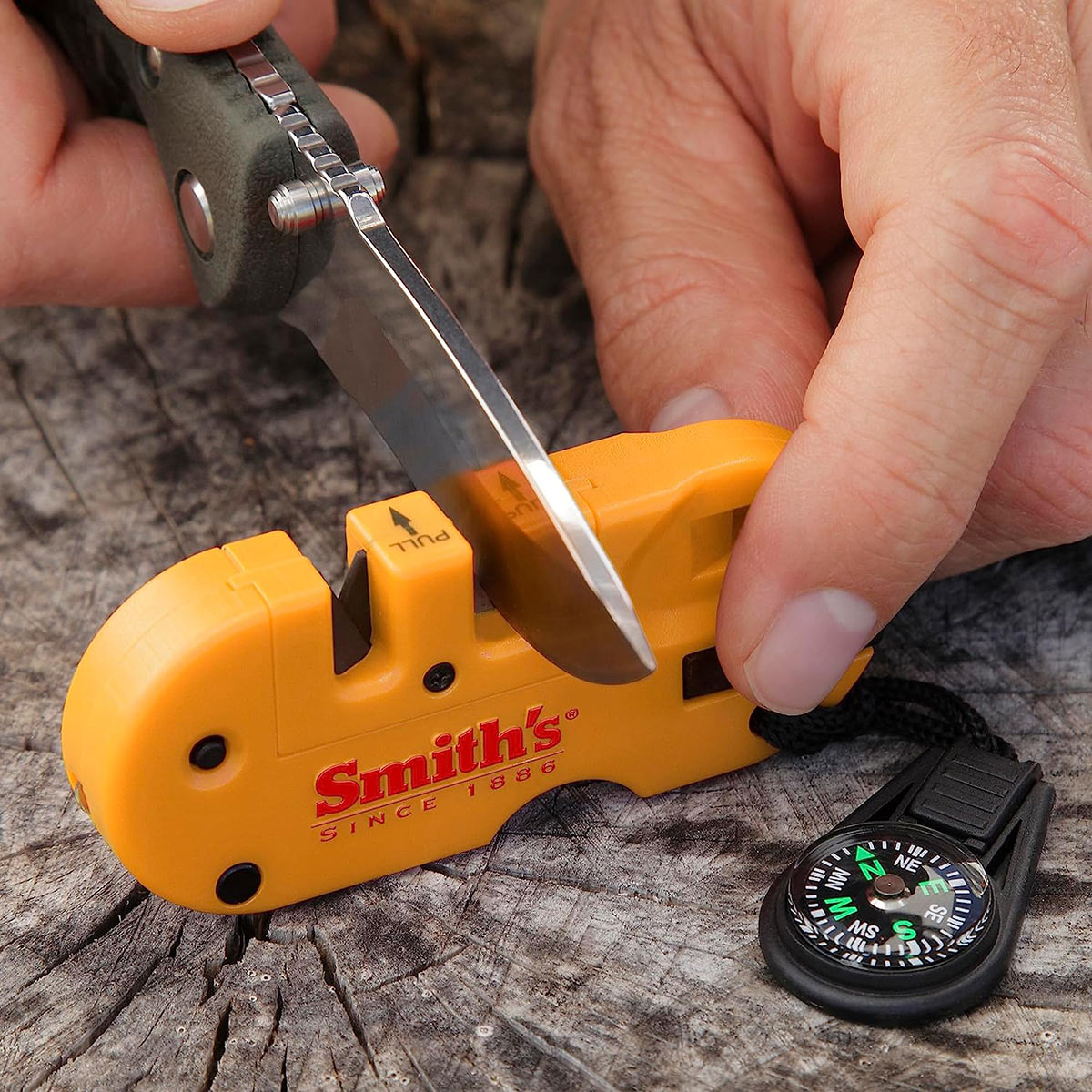 Ascuțitor Smith's Pocket Pal X2 Sharpener & Outdoors Tool