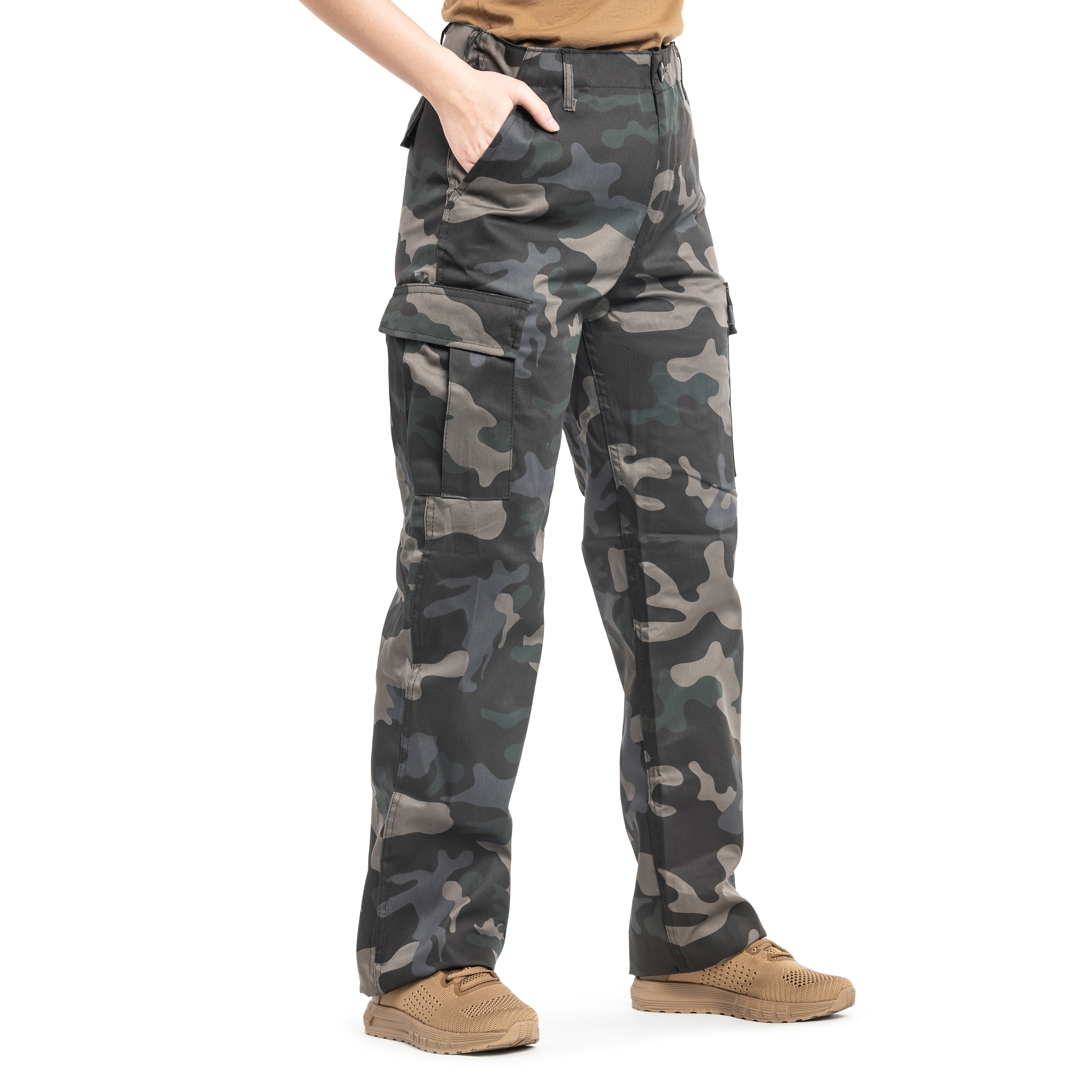 Pantaloni pentru copii Brandit US Ranger Trouser - Dark Camo
