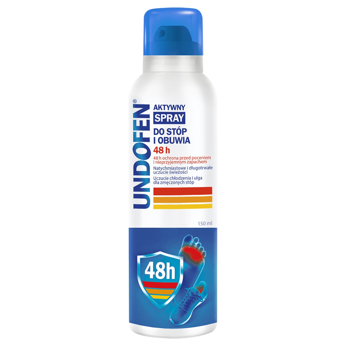Spray pentru picioare și încălțăminte Undofen 48h - 150 ml