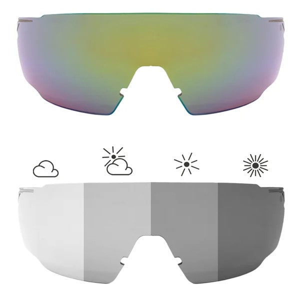 Ochelari de soare Bushnell Falcon - Yellow/Photochromic/Brown-Green Mirror