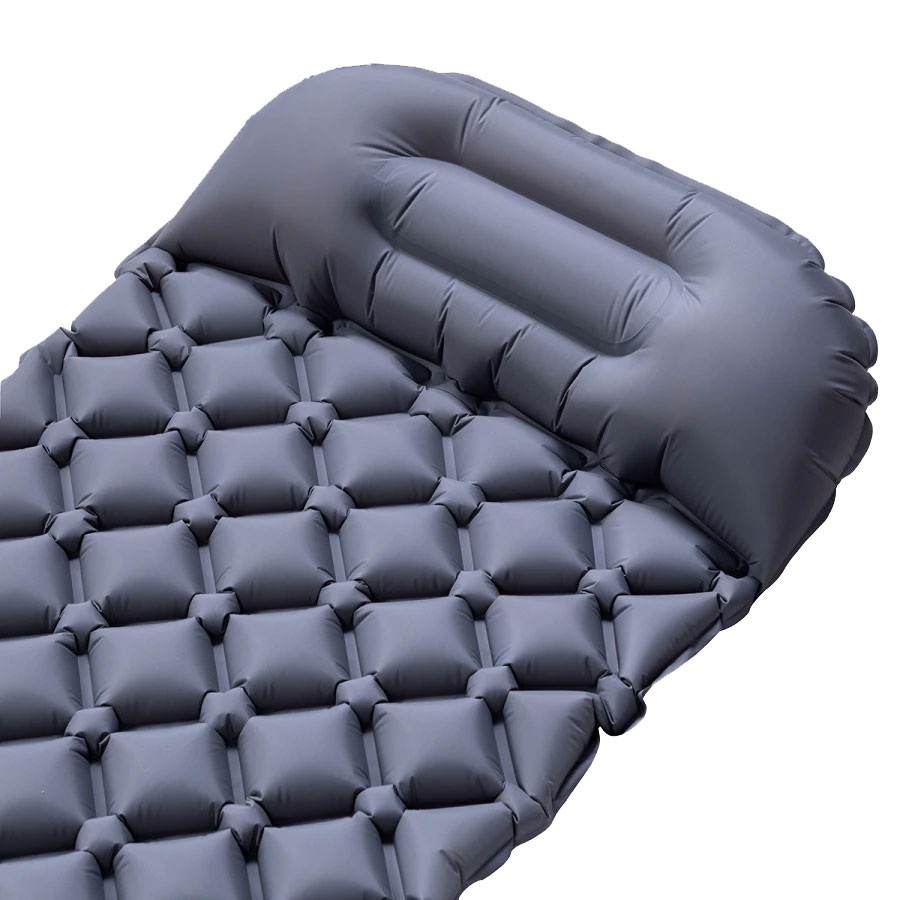 Saltea pentru o persoană Nils Camp NC4006 cu pompă - Gri