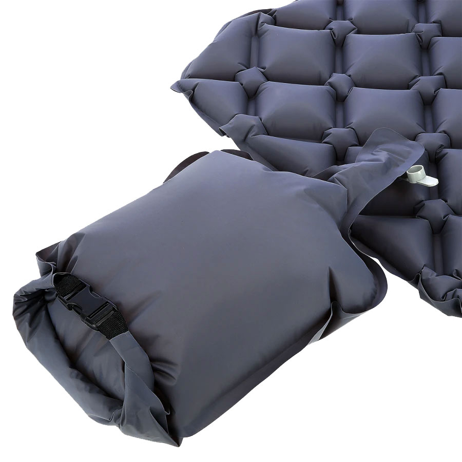 Saltea pentru o persoană Nils Camp NC4006 cu pompă - Gri