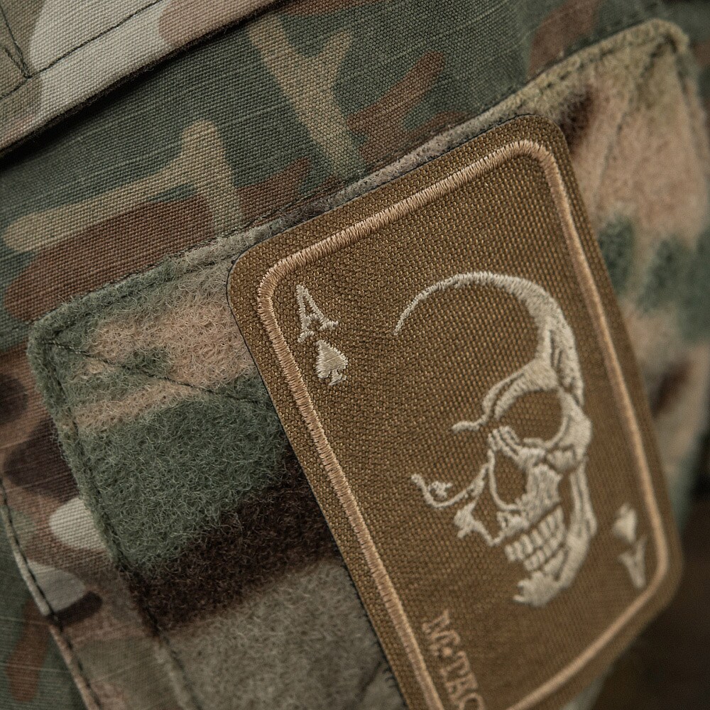 Patch - emblemă M-Tac Face of War (broderie) - Coyote