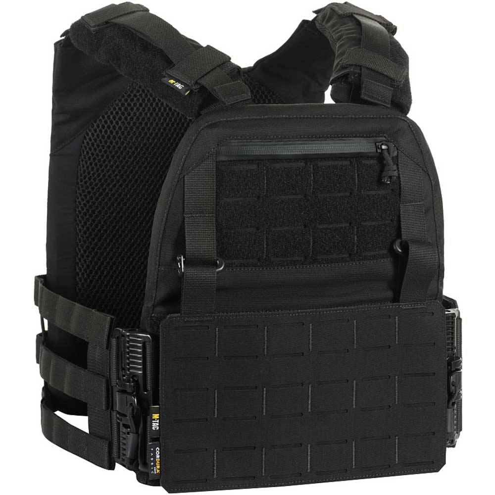 Vestă tactică tip Plate Carrier M-Tac Cuirass QRS Gen. II - Black