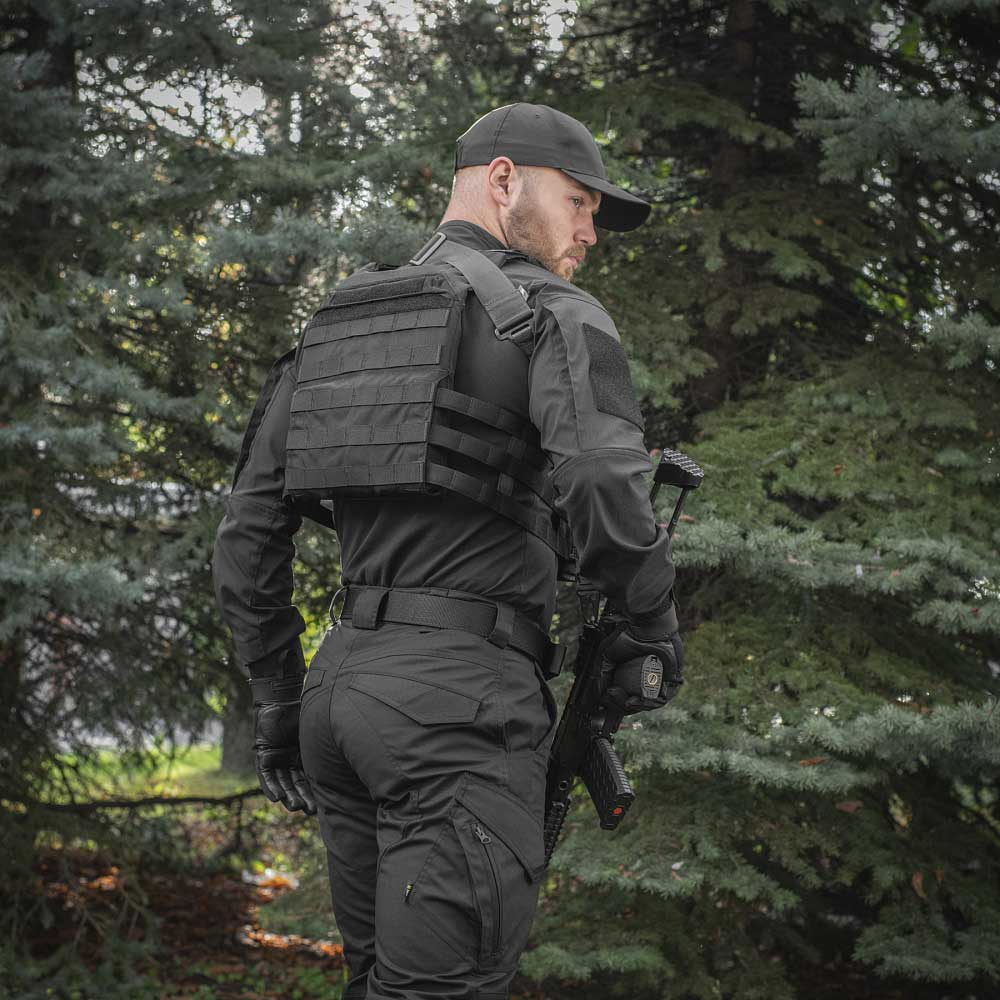 Vestă tactică tip Plate Carrier M-Tac Cuirass QRS Gen. II - Black