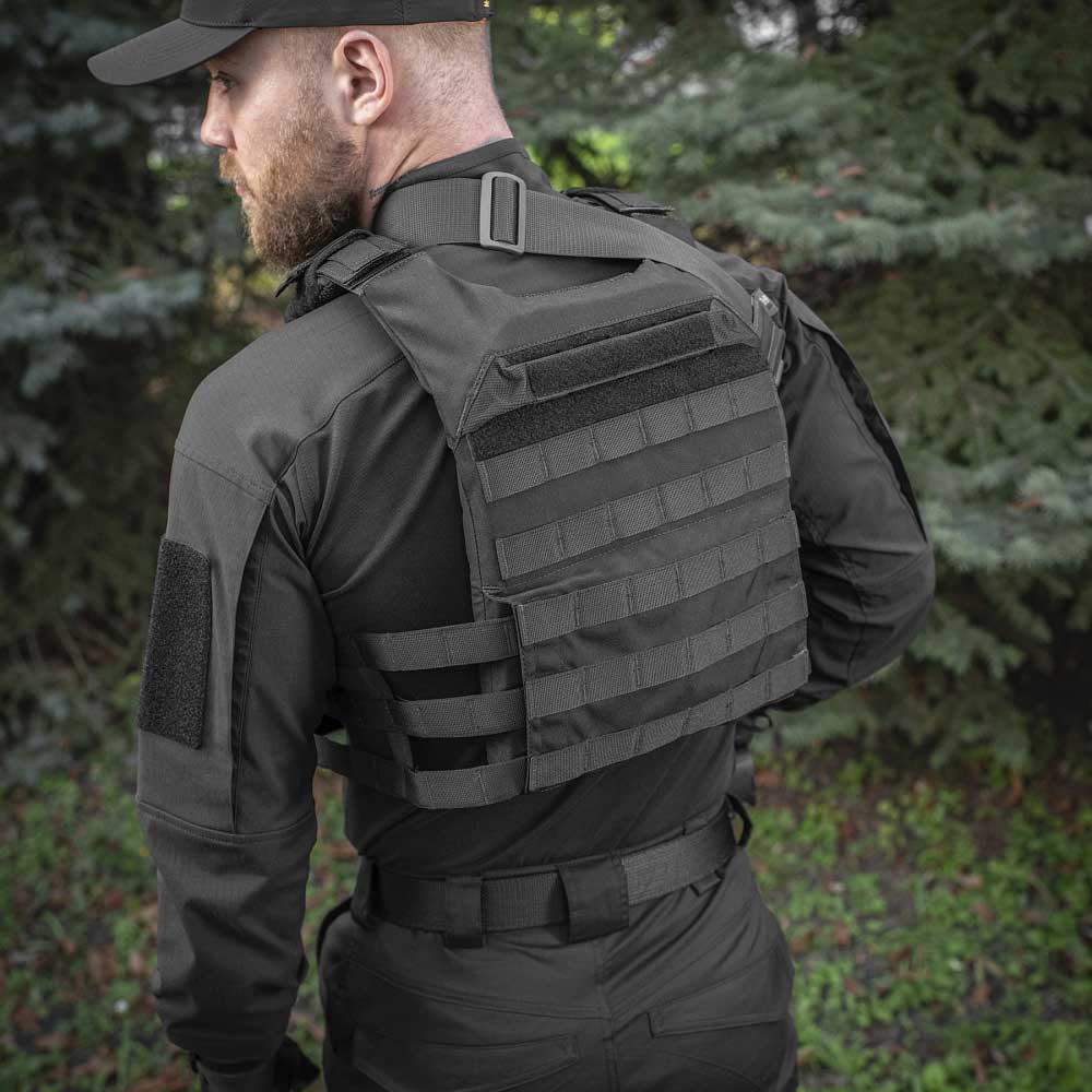 Vestă tactică tip Plate Carrier M-Tac Cuirass QRS Gen. II - Black