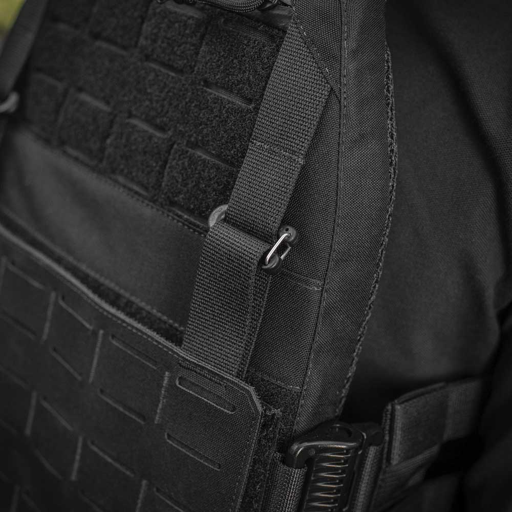 Vestă tactică tip Plate Carrier M-Tac Cuirass QRS Gen. II - Black