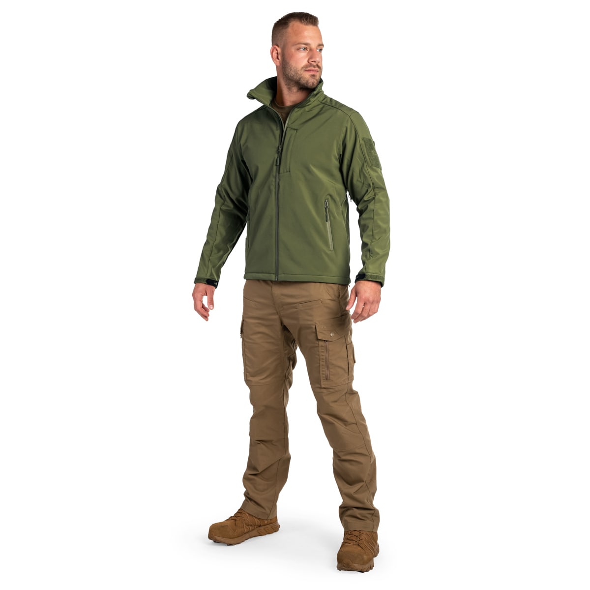 Geacă Highlander Outdoor Odin Softshell - Olive