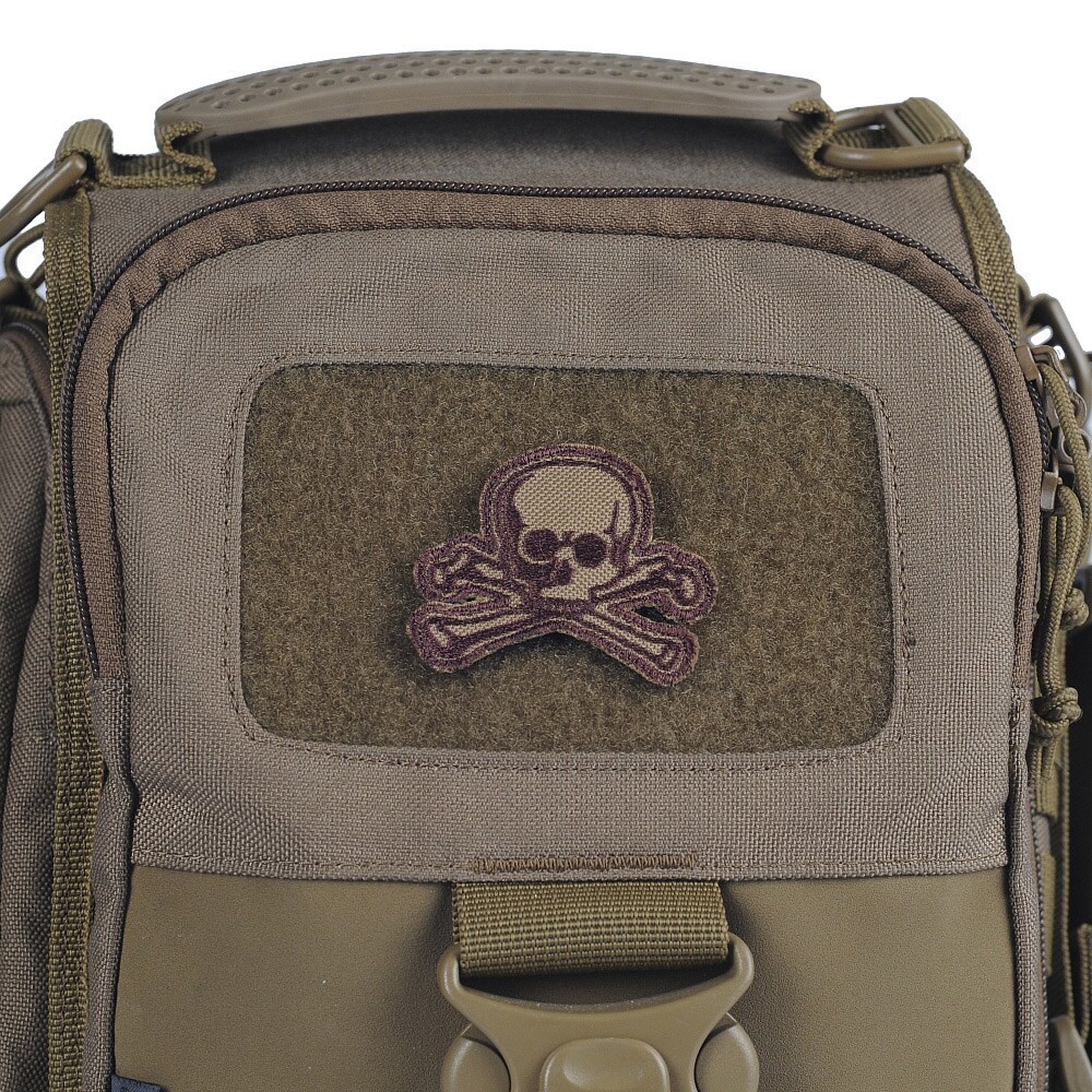Patch - emblemă M-Tac Old Skull - Coyote