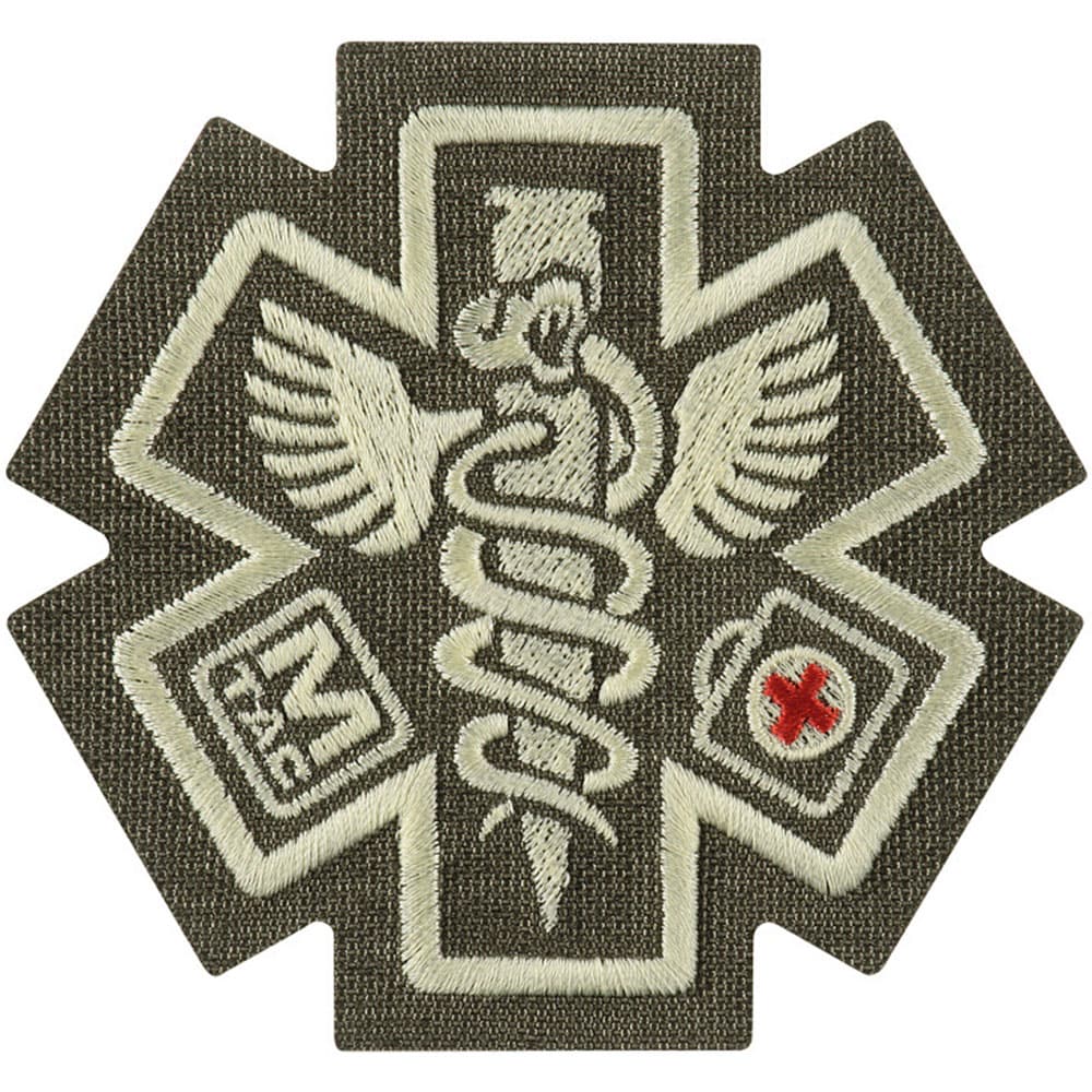 Patch - emblemă M-Tac Paramedic (broderie) - Ranger Green