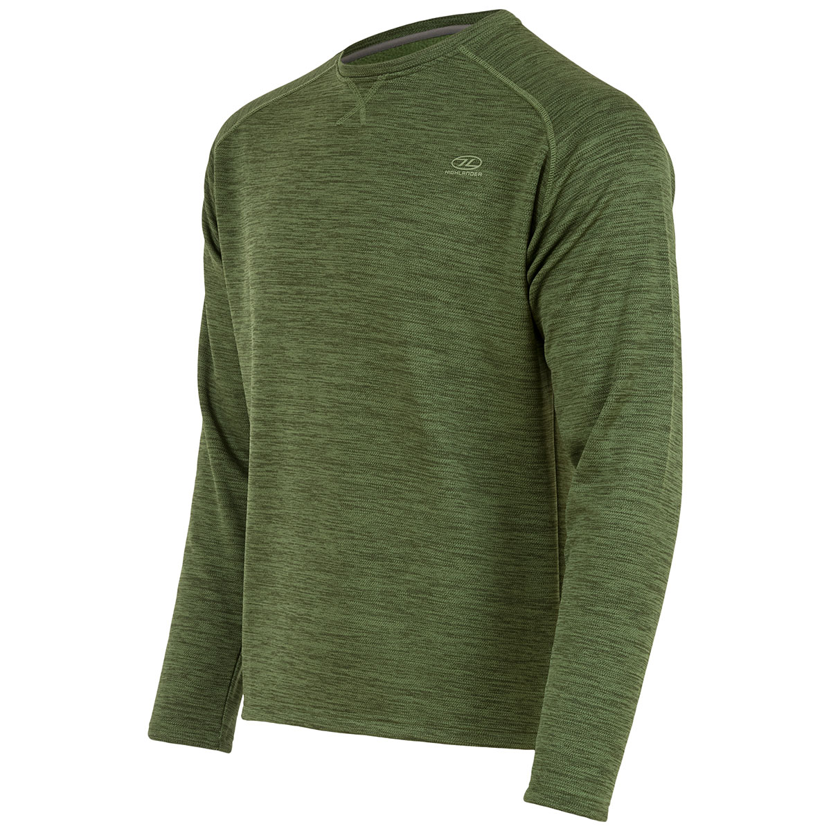 Bluză Highlander Outdoor Crew Neck Leaf - Green