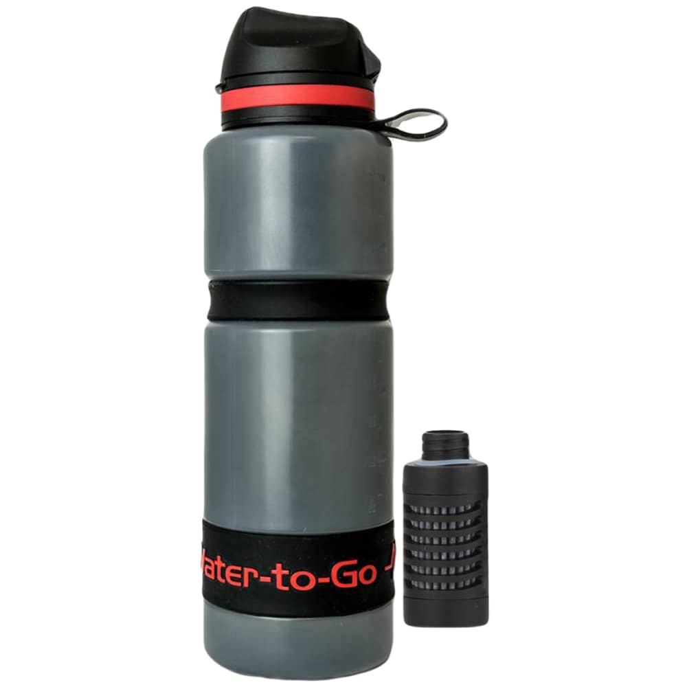 Sticlă cu filtru Water-to-Go Active 750 ml - Red