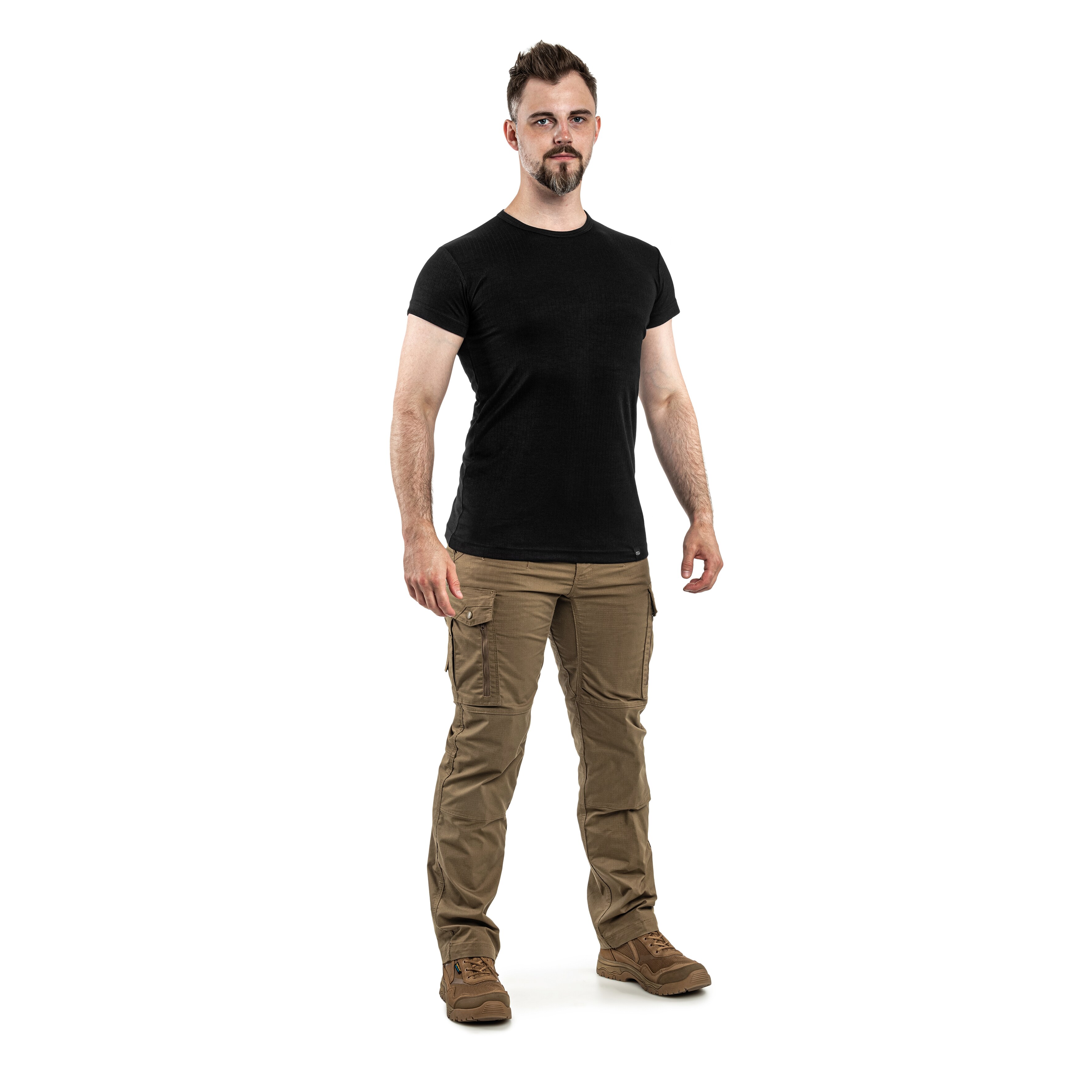 Tricou termoactiv Highlander Outdoor - Black