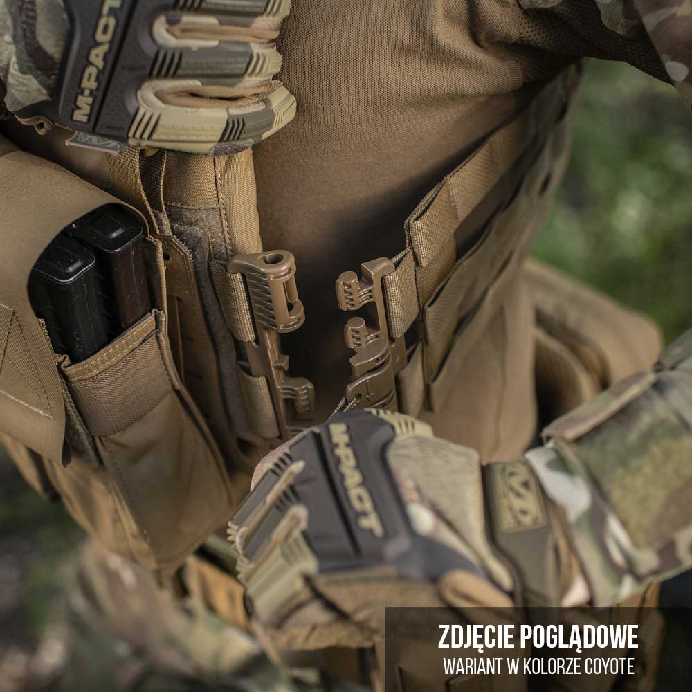 Vestă tactică tip Plate Carrier M-Tac Cuirass Fast QRS Gen. II - Black