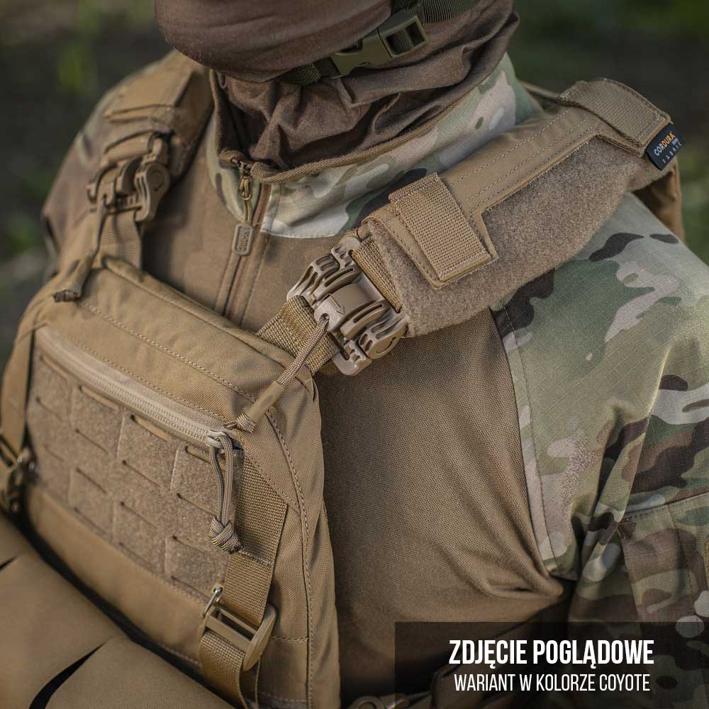 Vestă tactică tip Plate Carrier M-Tac Cuirass Fast QRS Gen. II - Black