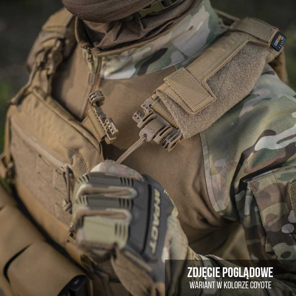 Vestă tactică tip Plate Carrier M-Tac Cuirass Fast QRS Gen. II - Black