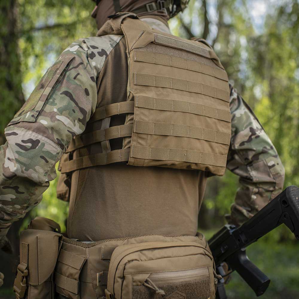 Vestă tactică tip Plate Carrier M-Tac Cuirass Fast QRS Gen. II - Coyote
