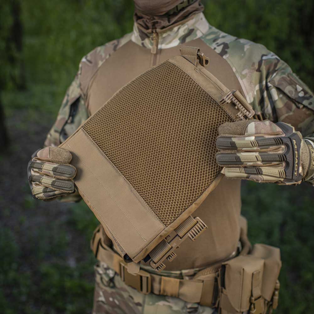 Vestă tactică tip Plate Carrier M-Tac Cuirass Fast QRS Gen. II - Coyote