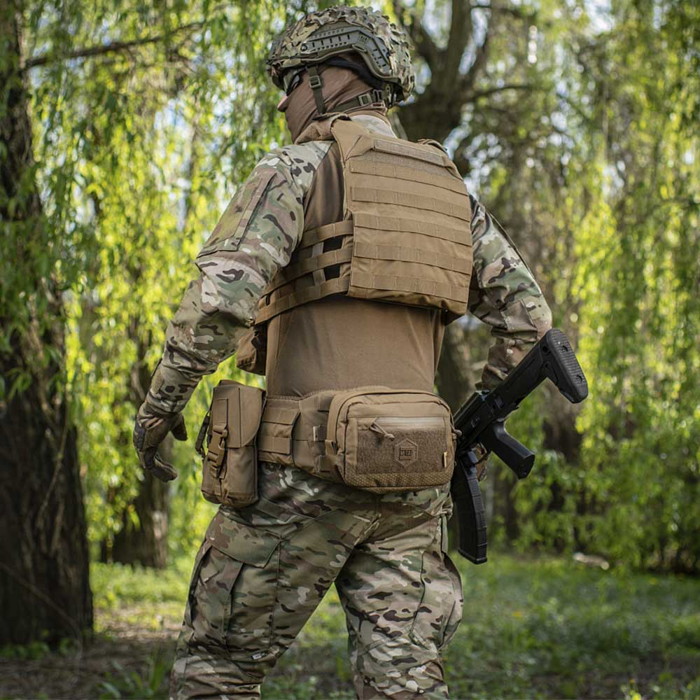 Vestă tactică tip Plate Carrier M-Tac Cuirass Fast QRS Gen. II - Coyote